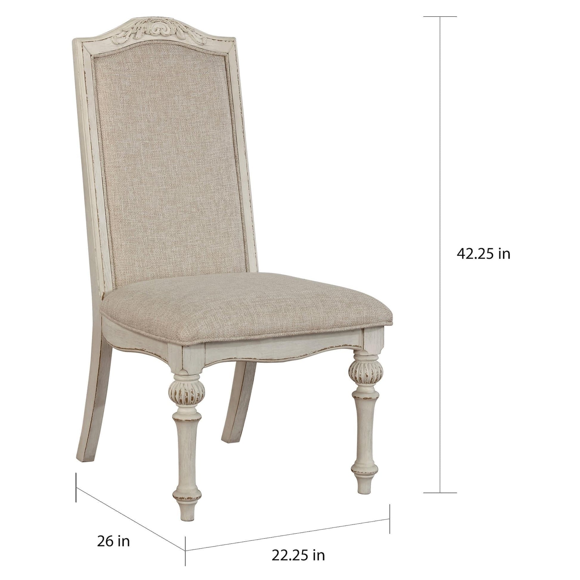 Elegant Dining Set Round Table And Side Chairs