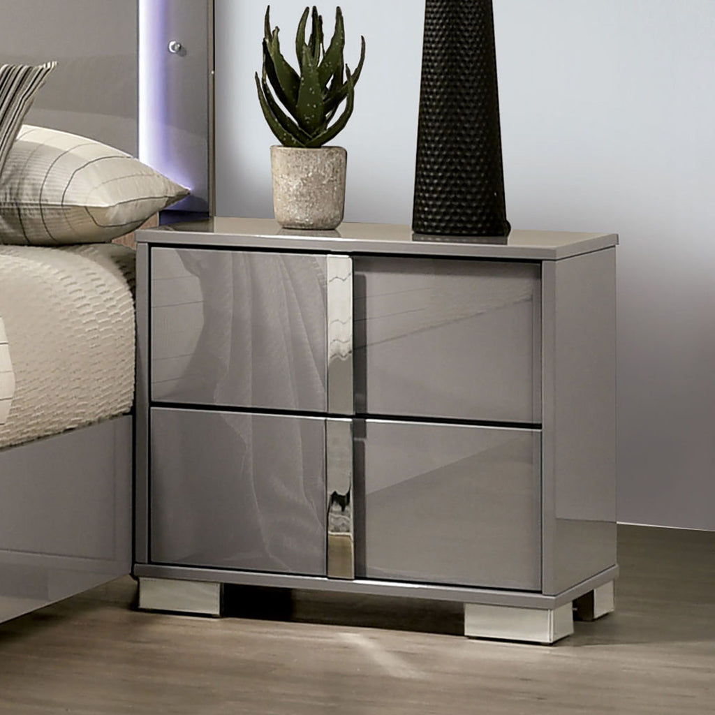 Nightstand With Vertical Handles