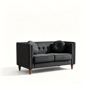 Chesterfield Loveseat 2 Seater Couch For Living Room