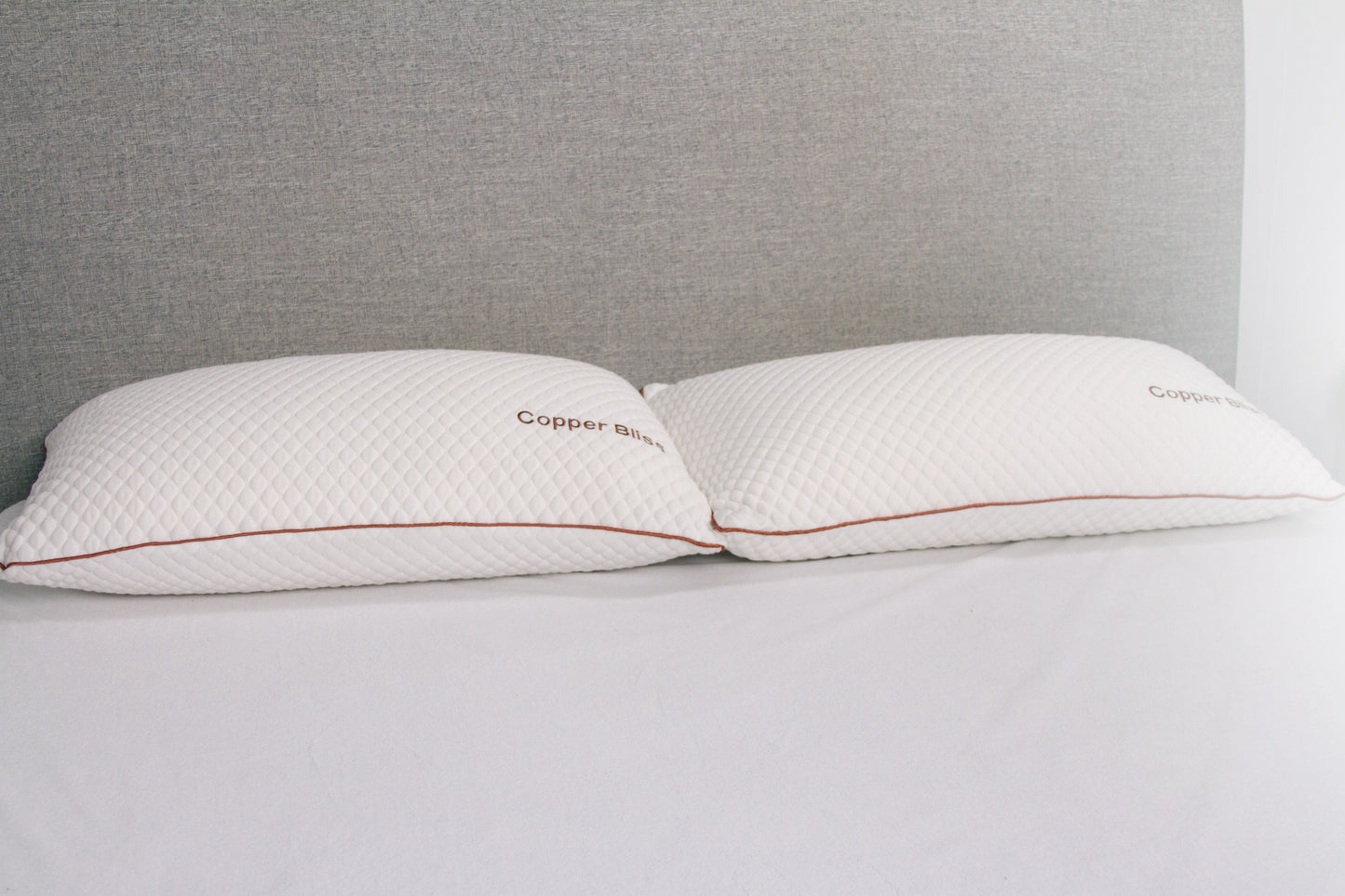 Copper - Bliss Pillow - White