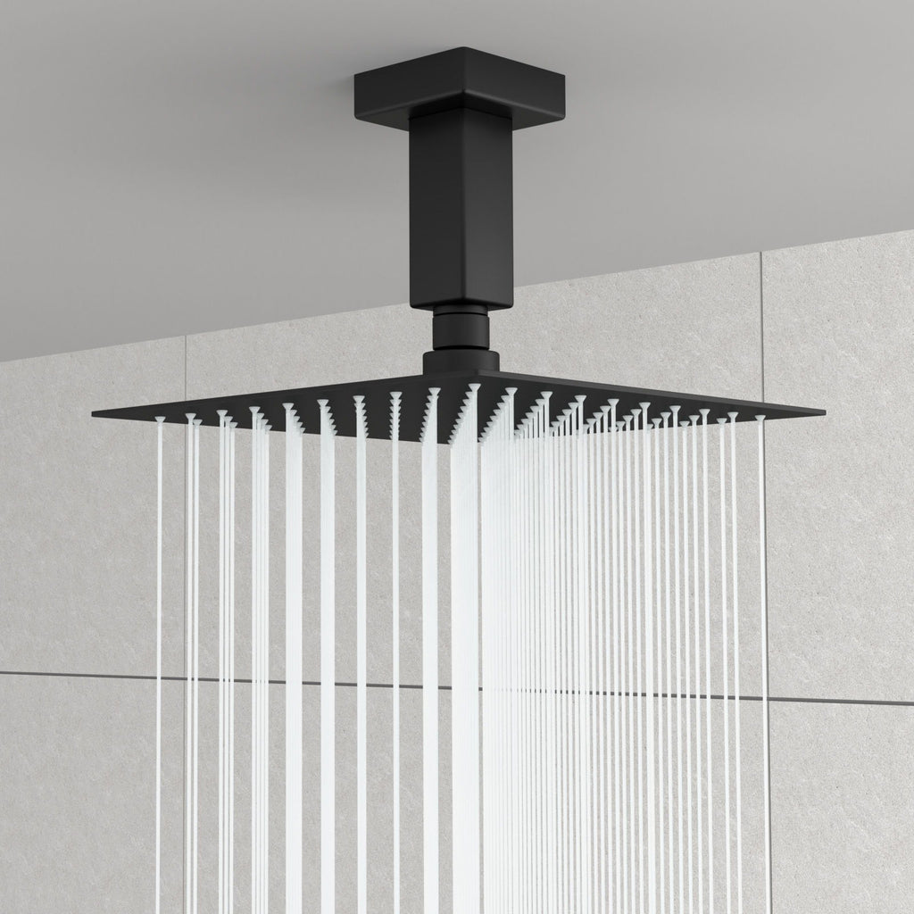 Ceiling Mounted Shower Arm With Flange Stainless Steel