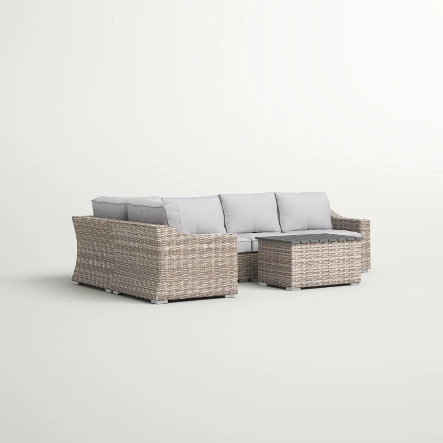 Stylish Sofa Seating Group With Cushions Perfect For Outdoor Gatherings