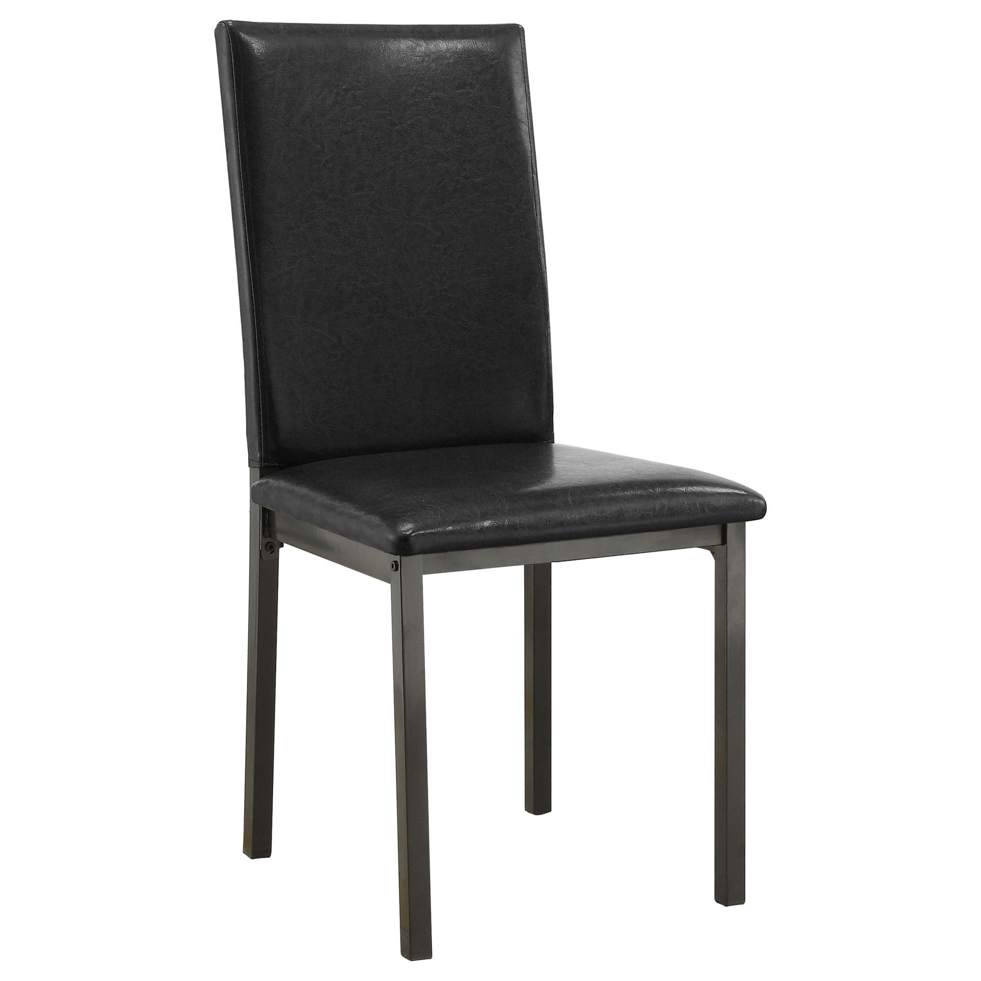 Macy - 5 Piece Dining Set - Black