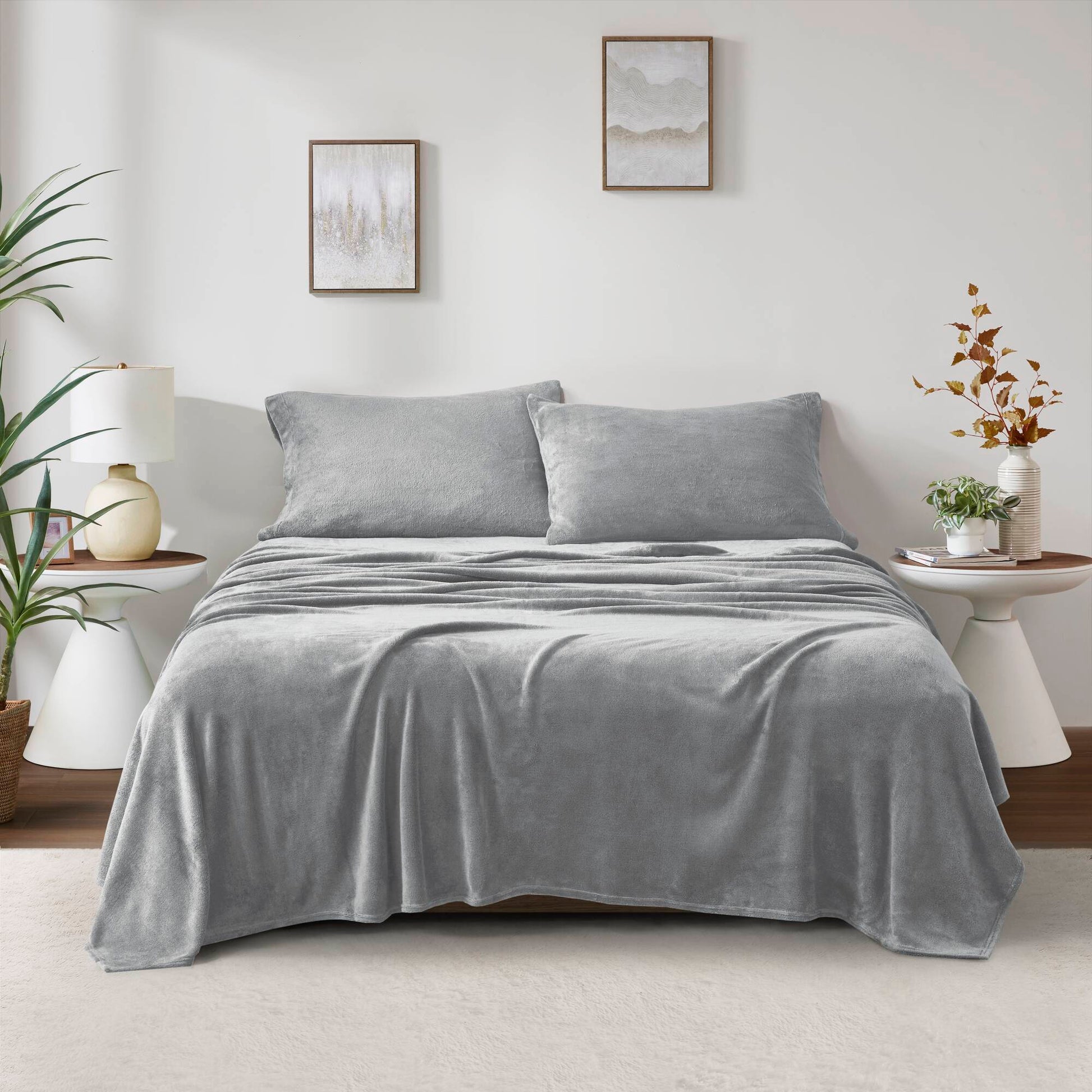 King Soloft Sheet Set - Gray