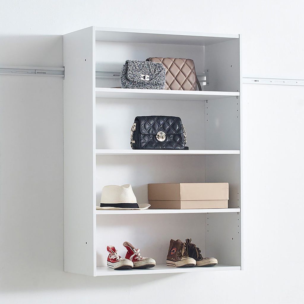 Devi - Wall Mounted Wood Closet System With Modular Units