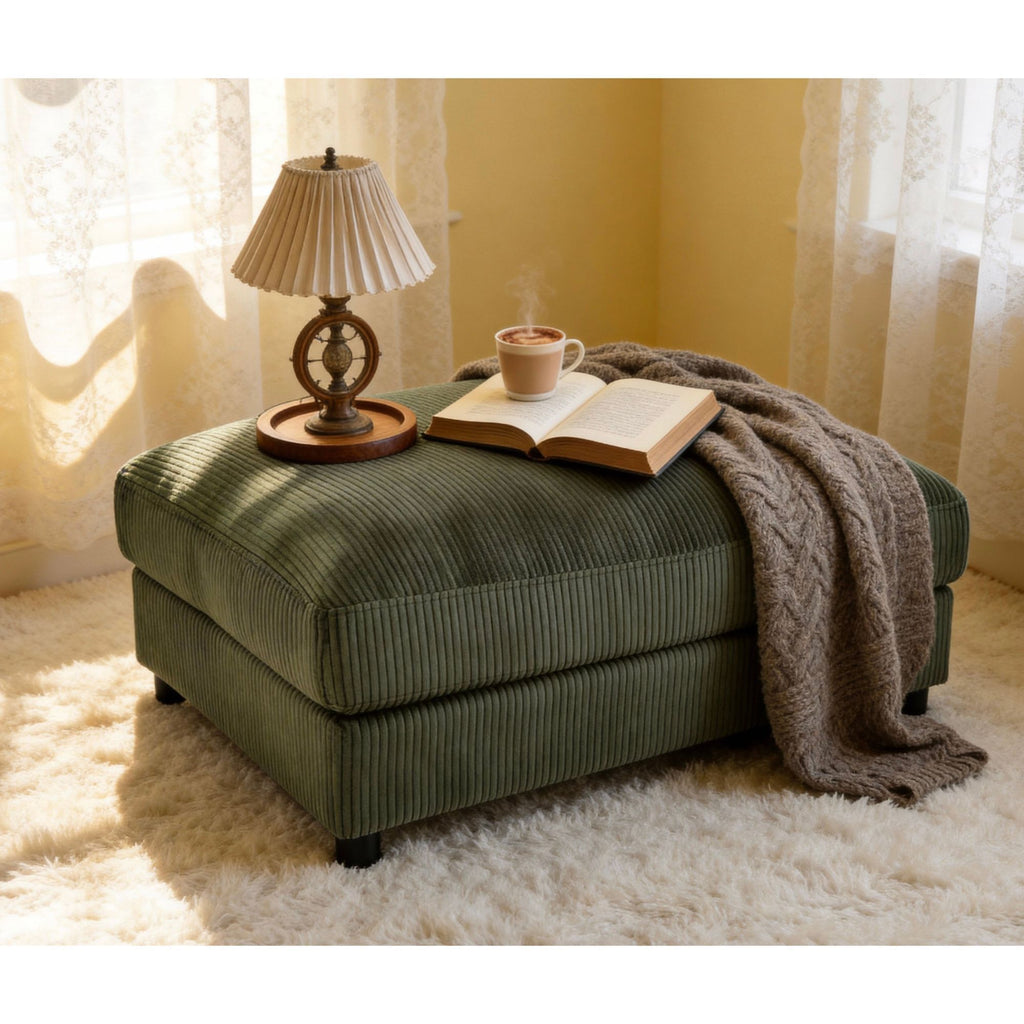 Upholstered Rectangle Ottoman