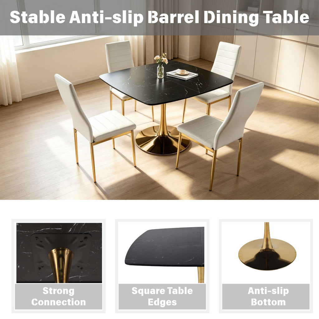 Modern Square Tulip Dining Table