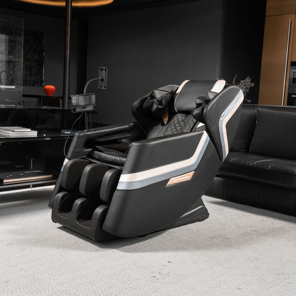 Massage Chair Recliner & Zero Gravity & Full Body Air Pressure - Black