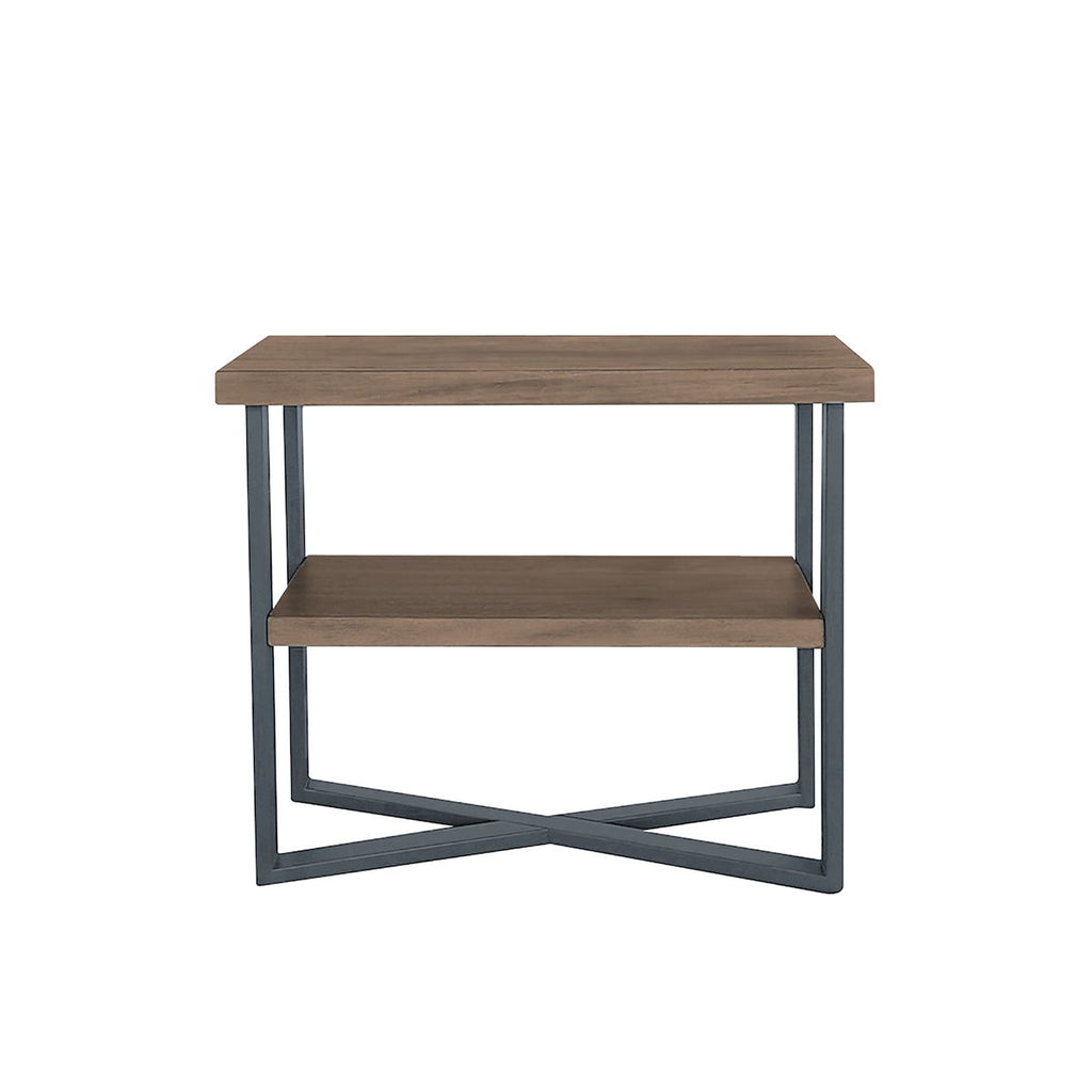 Reagan - End Table - Wheat / Slate