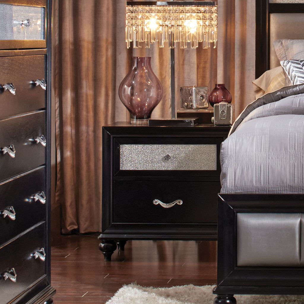 Wilton - 2 Drawer Nightstand - Black