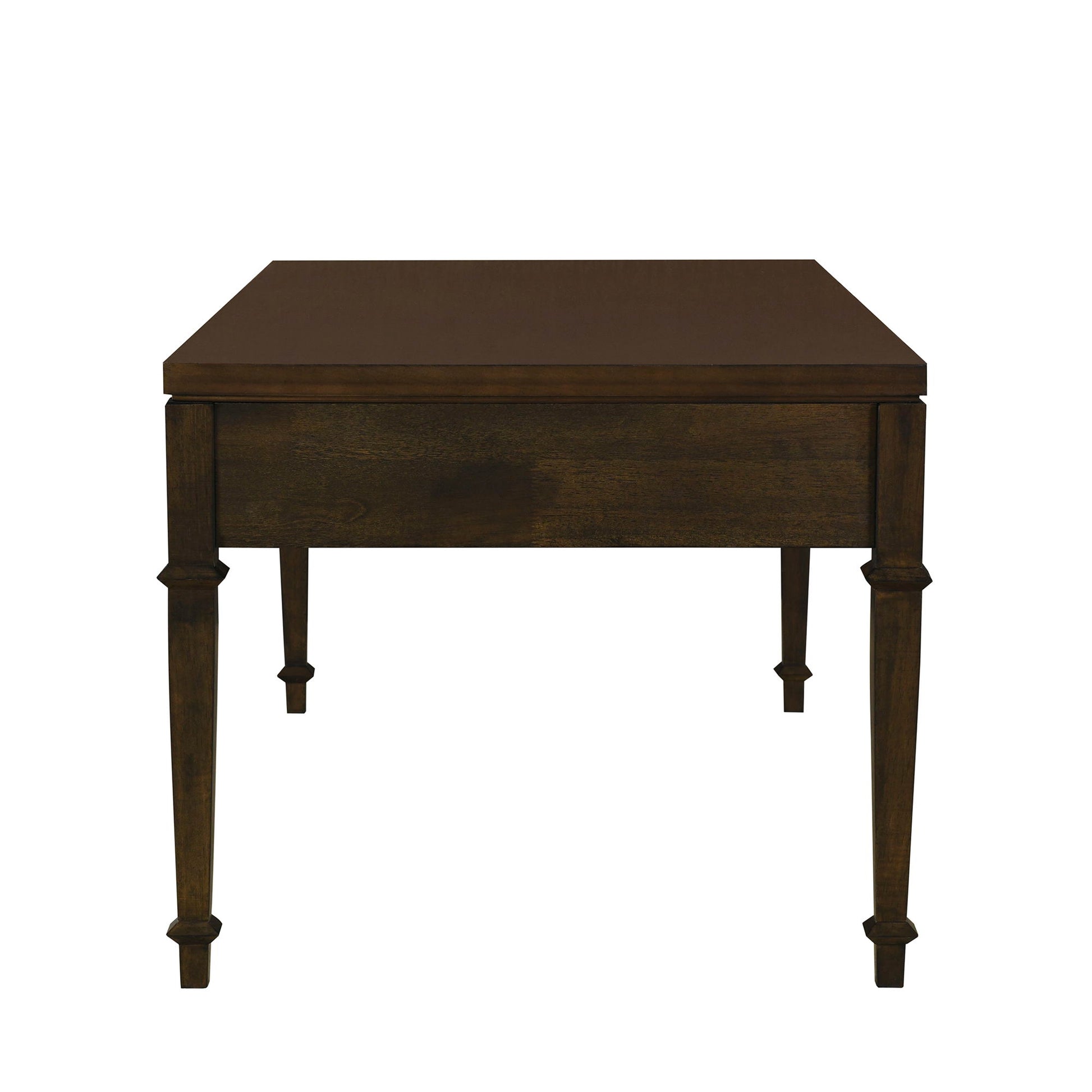 Kenna - Fluted 2 Drawer Coffee Table - Brown