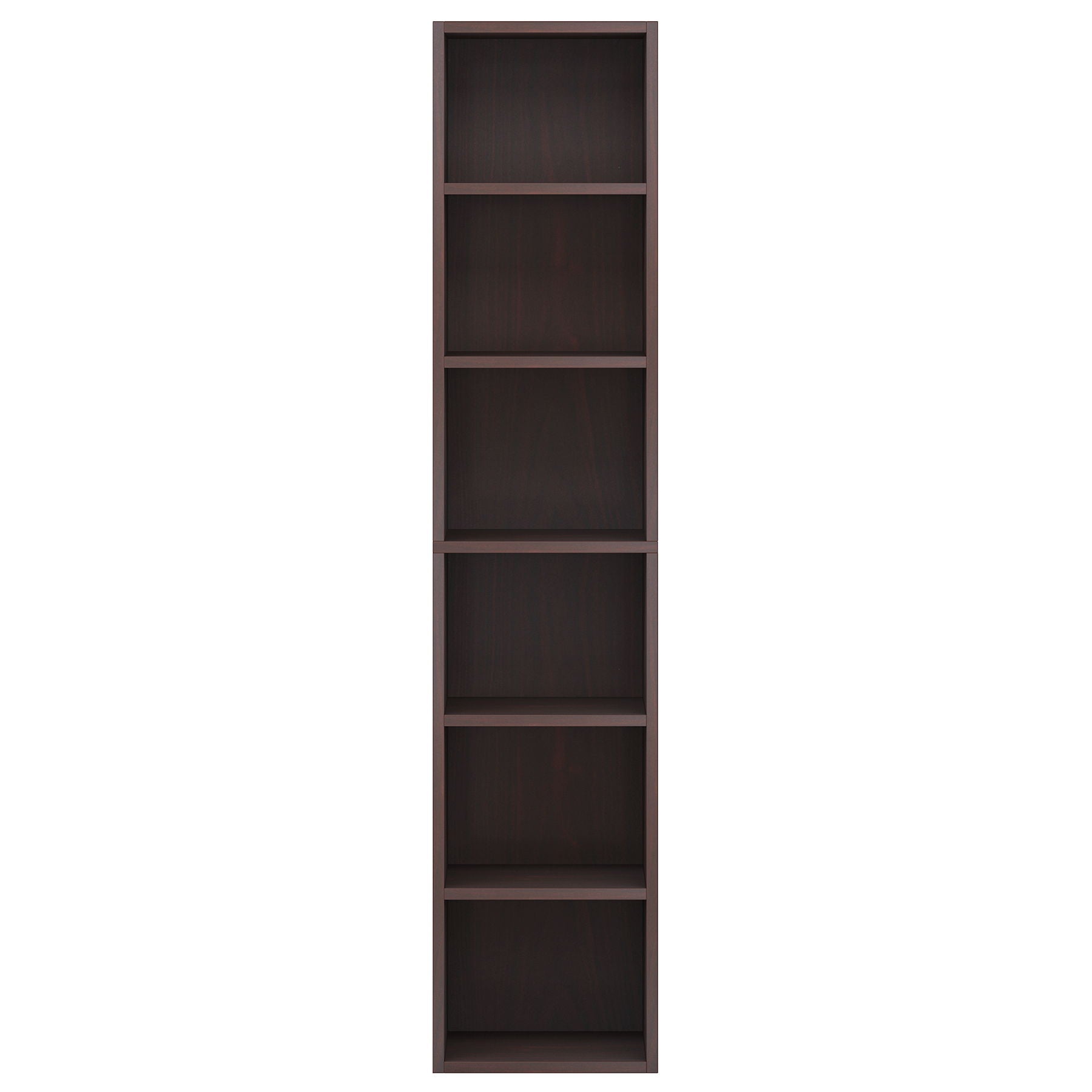 6 Tier Narrow Corner Cube Bookcase Storage, Freestanding Shelf With Open Cubes For Living Room
