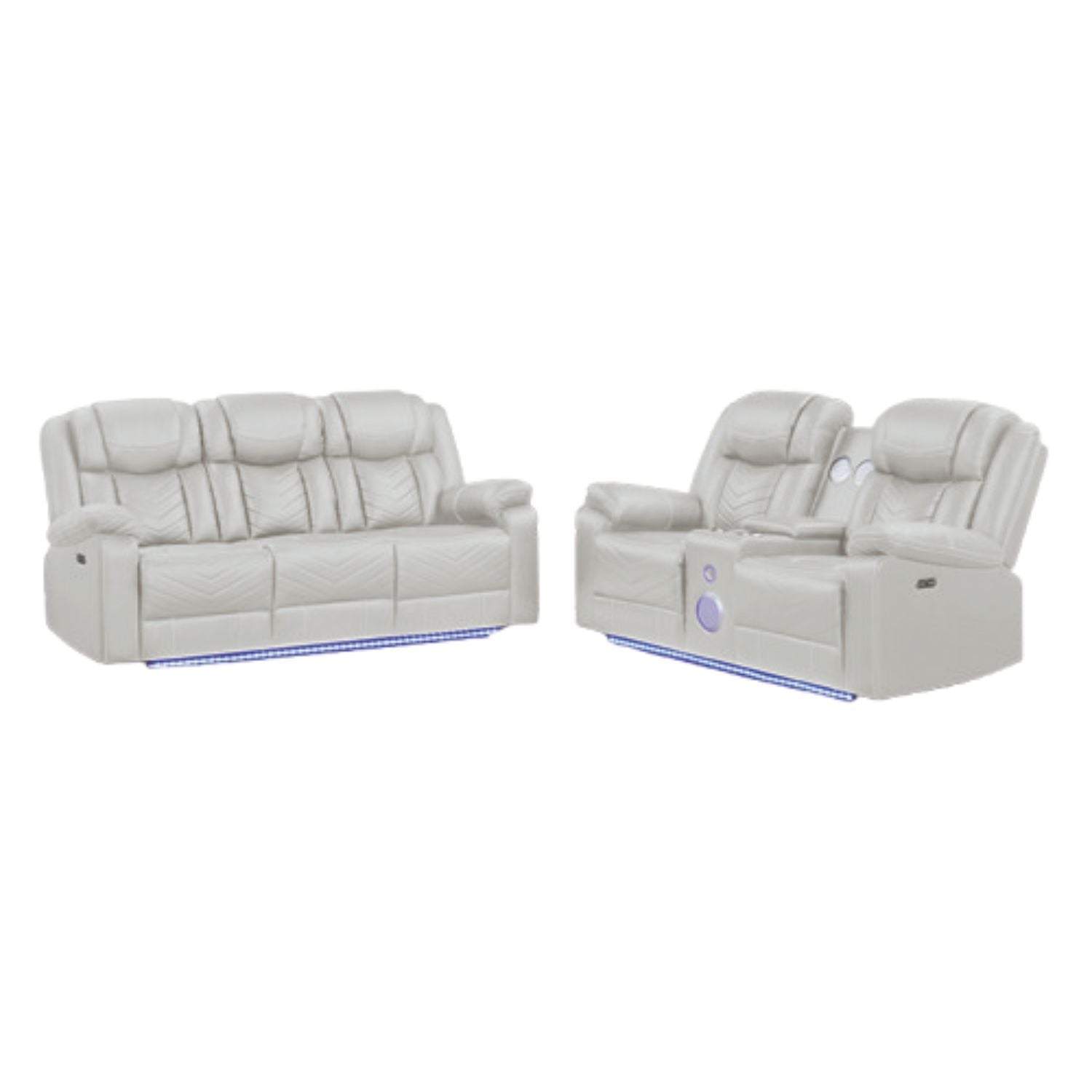 Challenger - LED Power Recliner Set