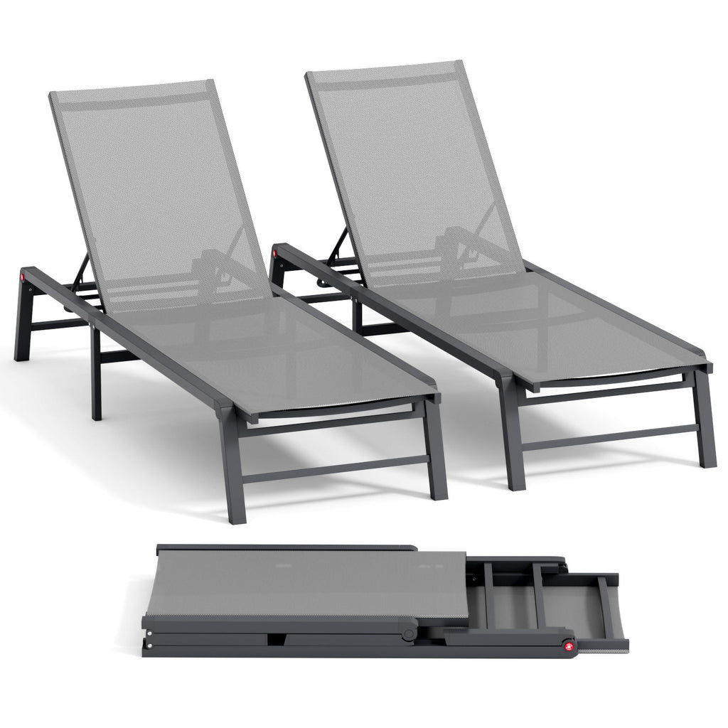 Chaise Lounge Outdoor (Set of 2)
