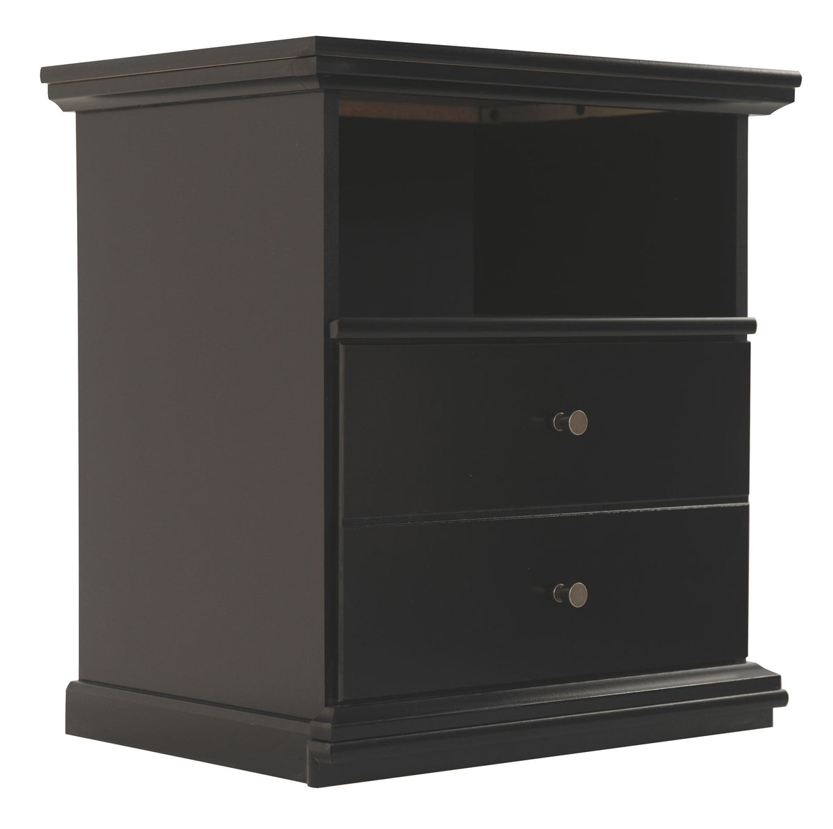 Maribel - One Drawer Night Stand - Black
