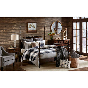 Urban Cabin - King Comforter Set - Brown