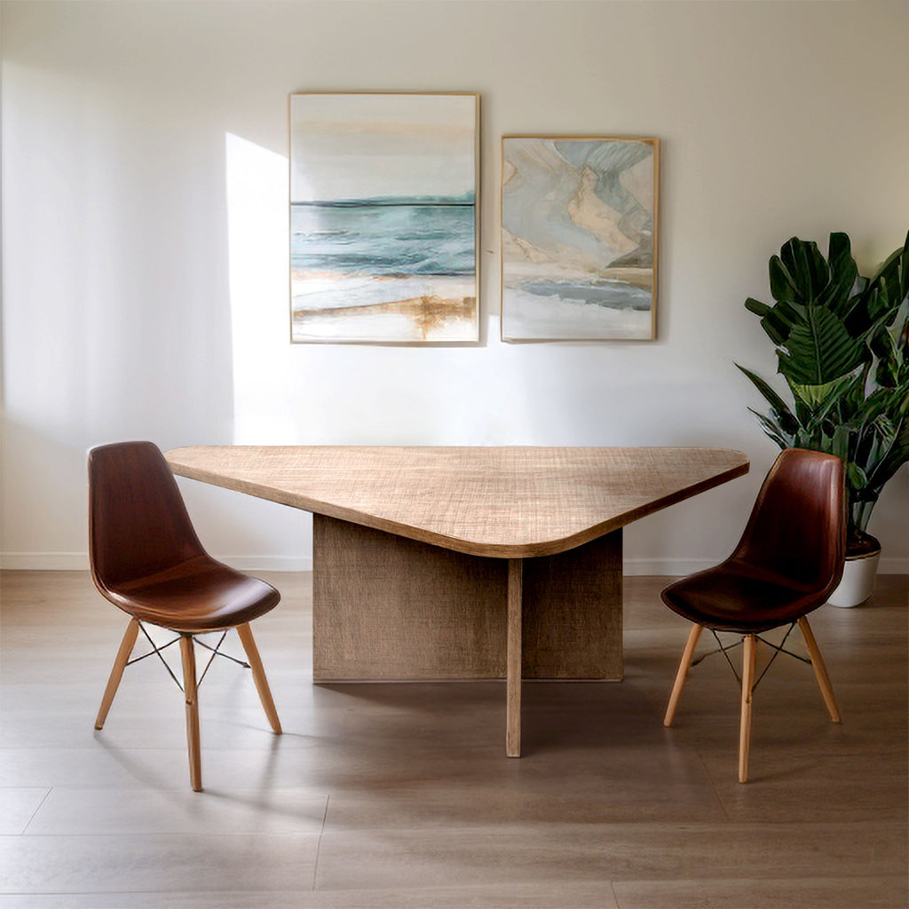 Trey - Crossover Kitchen Table - Brown