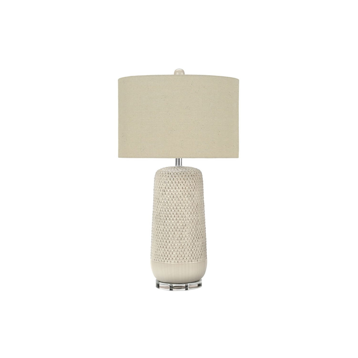 Contemporary Lighting, Table Lamp, Ceramic, Resin - Cream