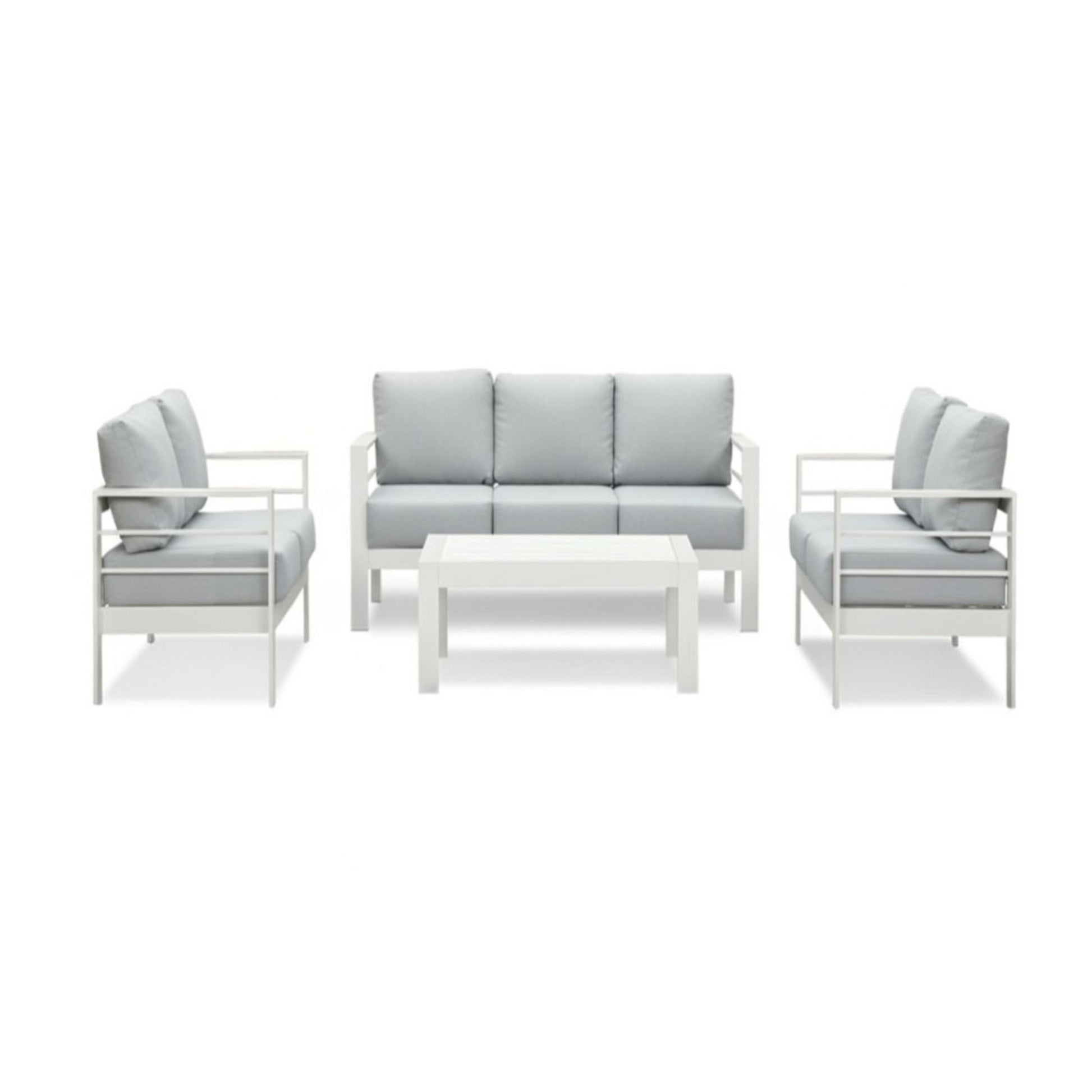 Outdoor Patio Set With All-Weather Thick Cushions