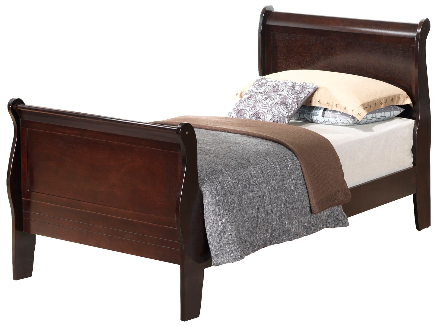 Louis Phillipe - Sleigh Bed