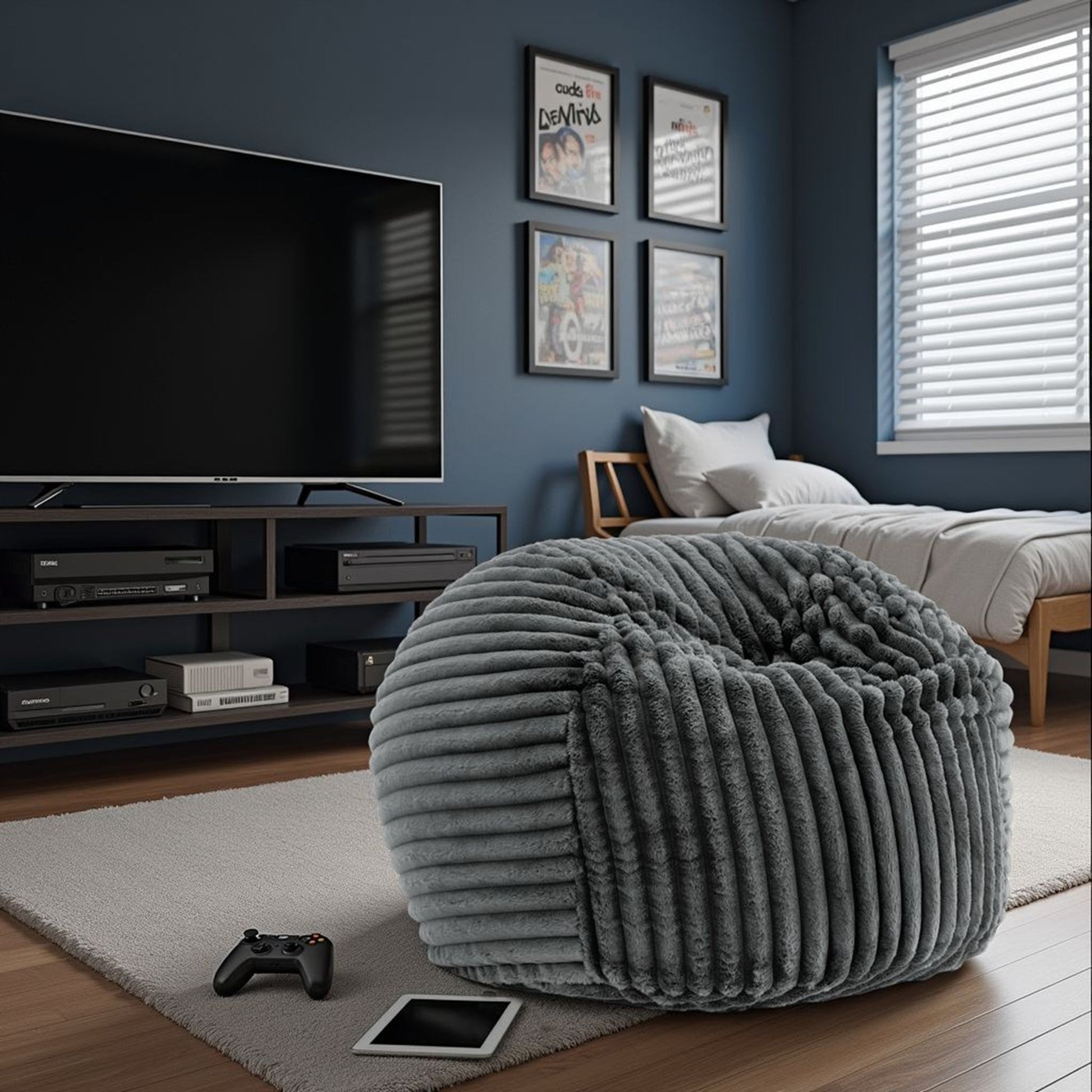 Minky - Memory Foam Lounger