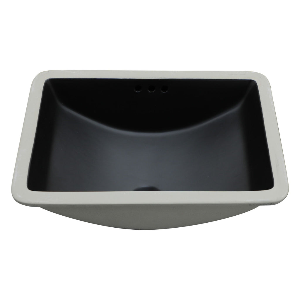 Modern Ceramic Undermount Bathroom Sink With Overflow, High Quality