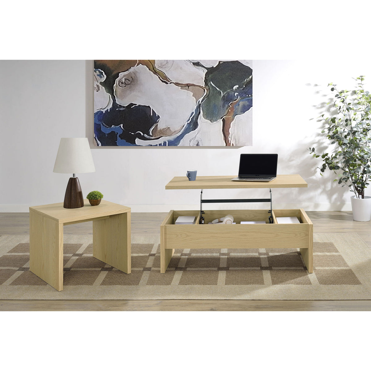 Parker - Table Set With Integrated Storage