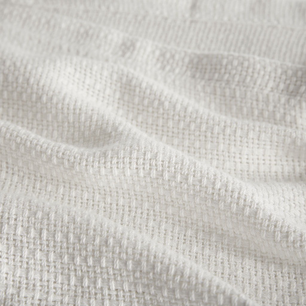Freshspun Basketweave - King Blanket - Cream