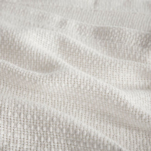 Freshspun Basketweave - King Blanket - Cream