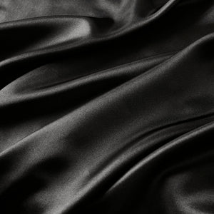 Satin - Wrinkle-Free Luxurious 6-Piece Sheet Set - Black
