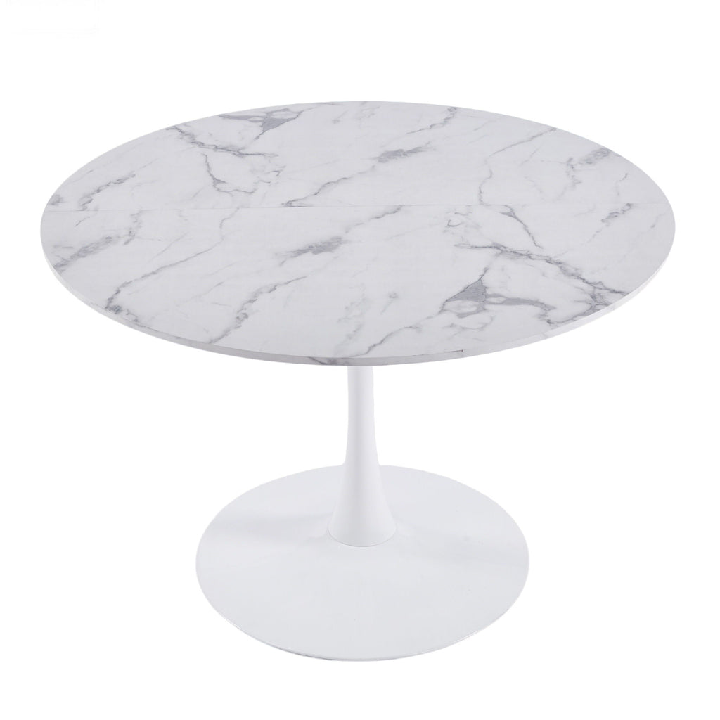 Round Tulip Table, Pedestal Design