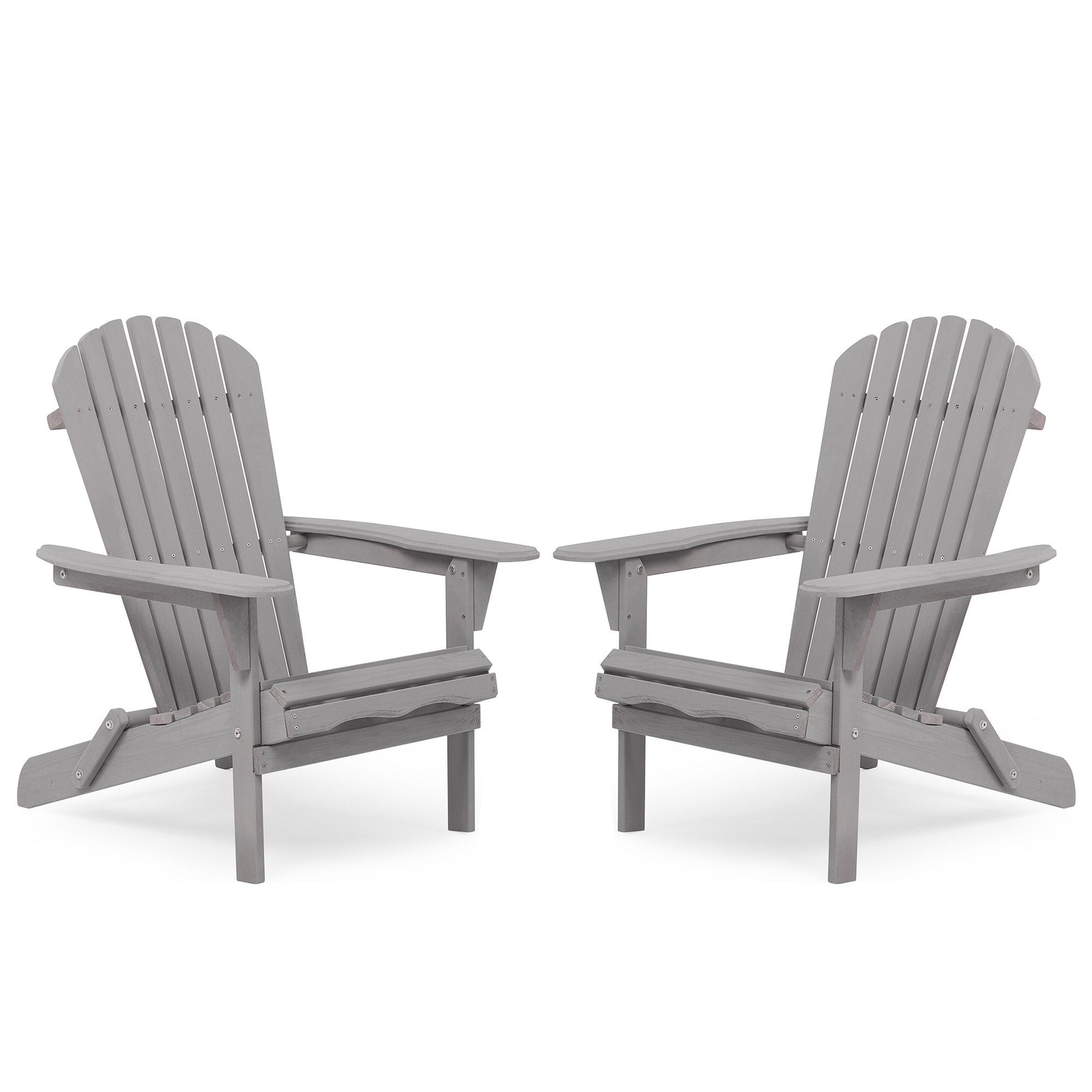 Lounge Patio Chair For Garden Outdoor Wooden Folding Adirondack Chair (Set of 2) Solid Cedar Wood Lounge Patio Chair For Garden