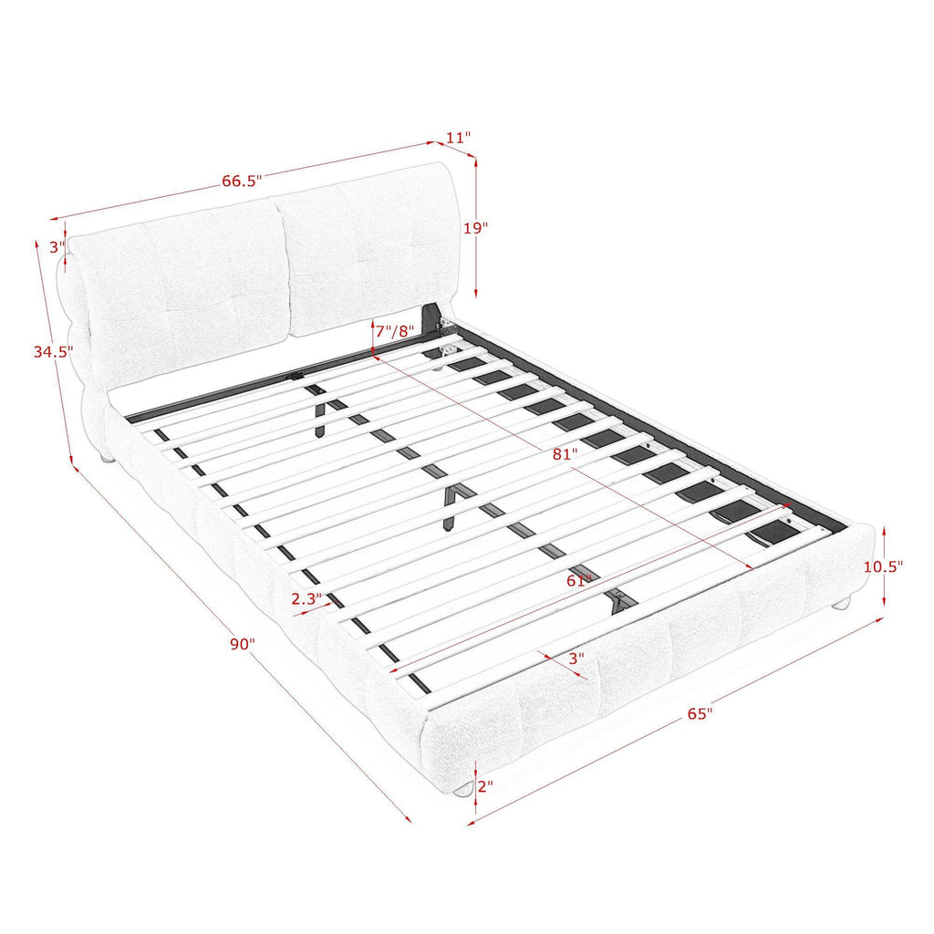 Platform Bed & Upholstered Frame