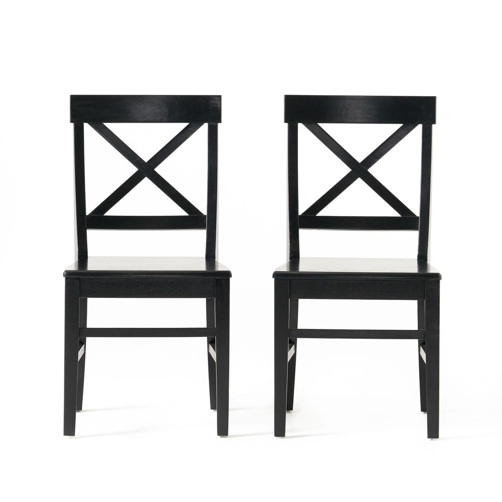 Plethora - Dining Chair With X Shaped Back (Set of 2)