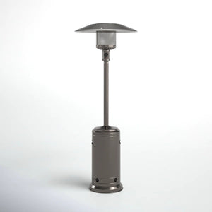 46000 Btu Propane Patio Heater - Steel Gray