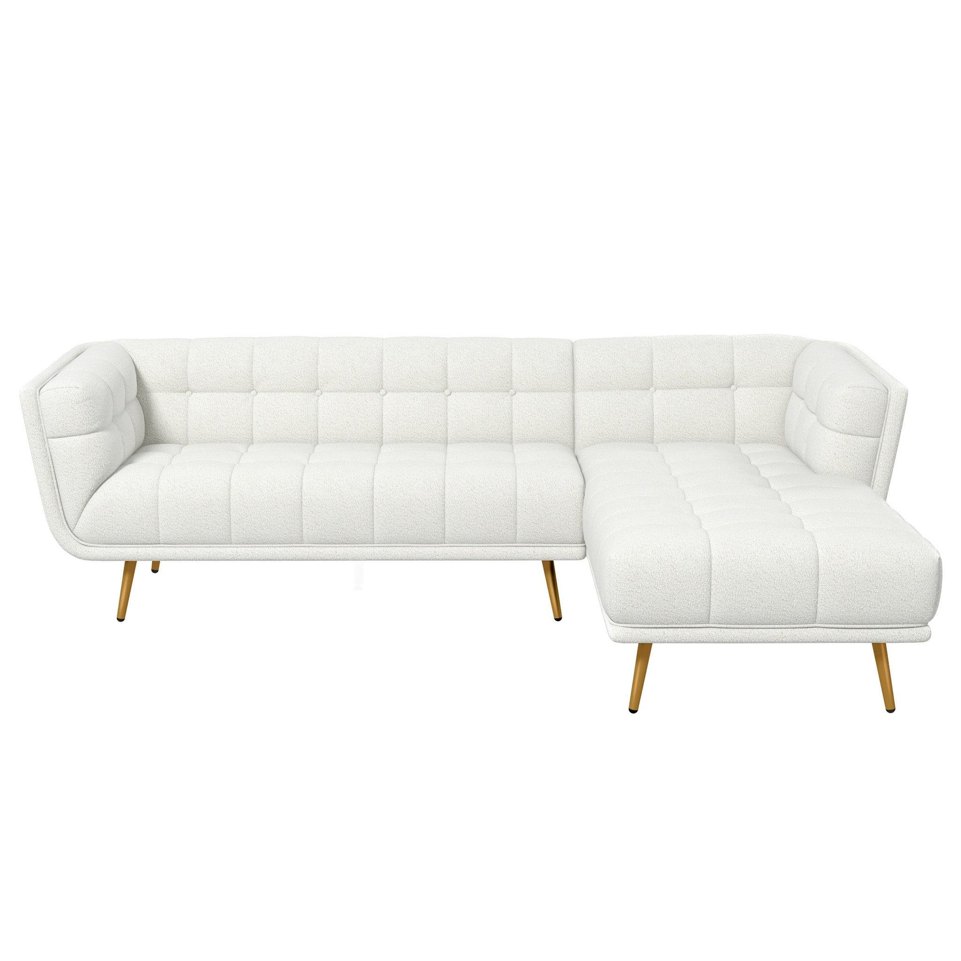 Addison - L Shape Sectional Sofa Tufted