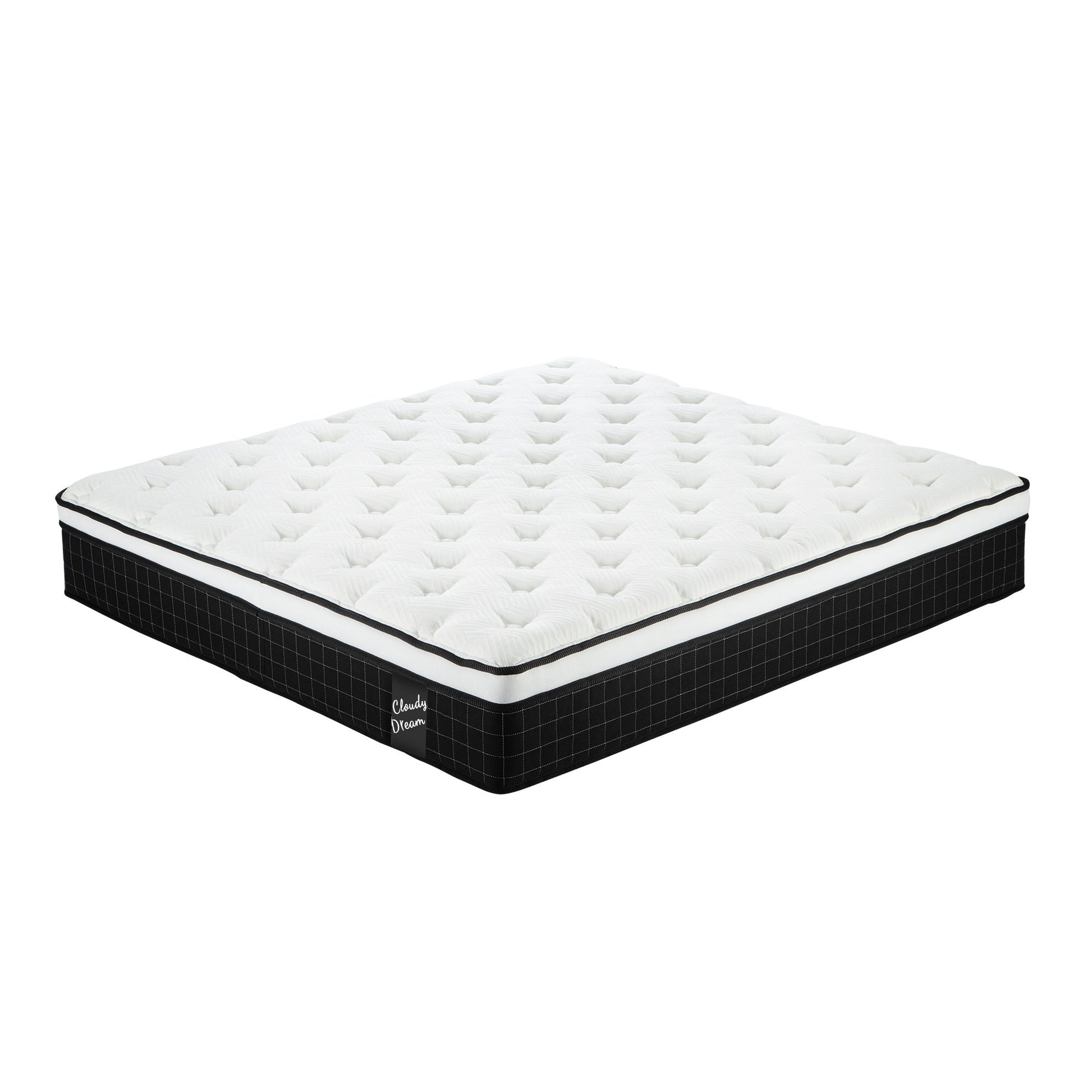 12" Hybrid Mattress With Individual Pocket Spring, Comortable Memory Foam