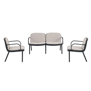 Luna - Outdoor Patio 3 Pieces Chat Set
