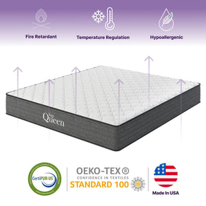 Victoria - 10" Cooling Gel Hybrid Mattress