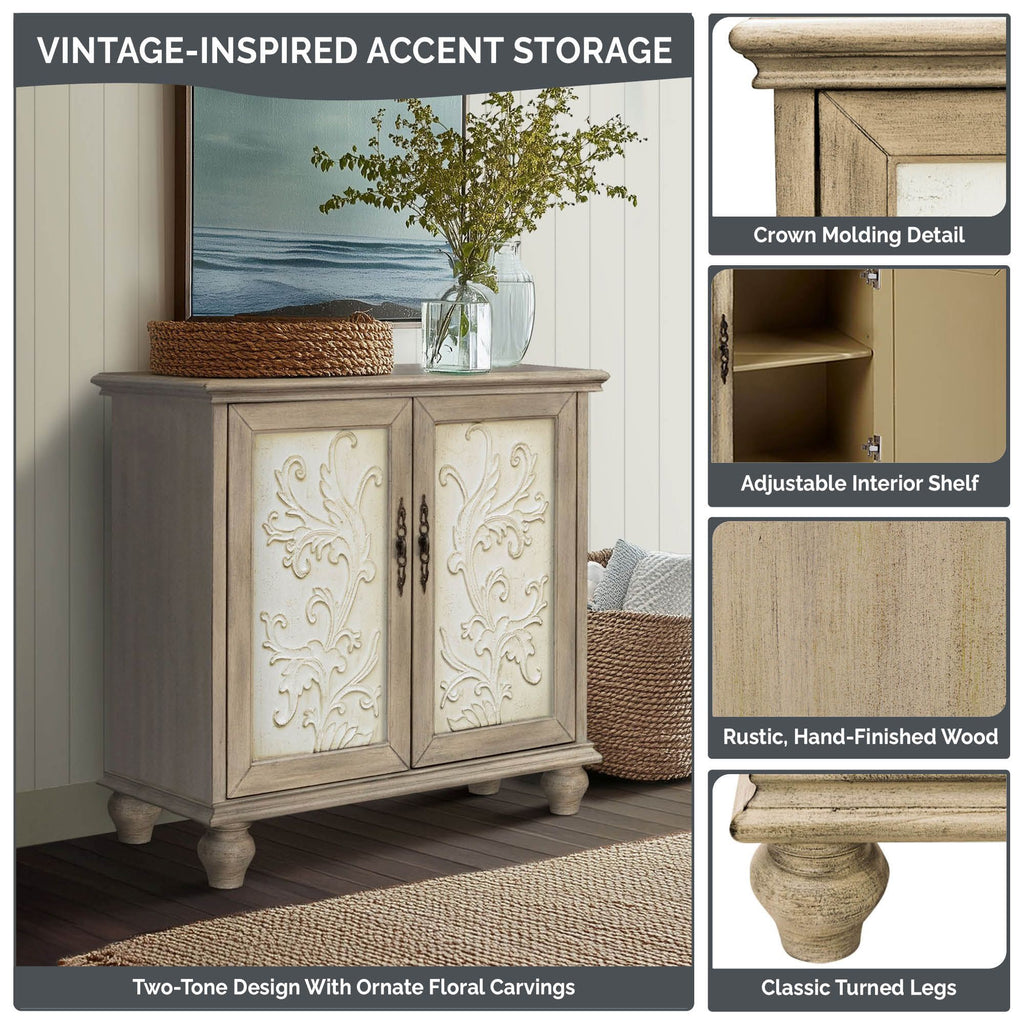 Driscoll - 2 Door Cabinet - Reclaimed Natural