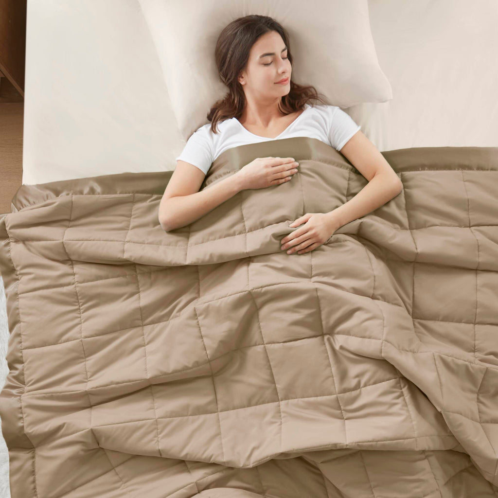 Windom - All Season Hypoallergenic Blanket With 3M Scotchgard - Brown