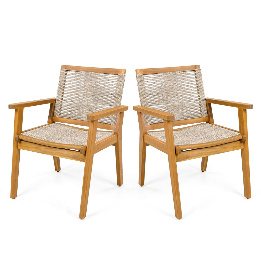 Outdoor Rope Dining Chair (Set of 2)