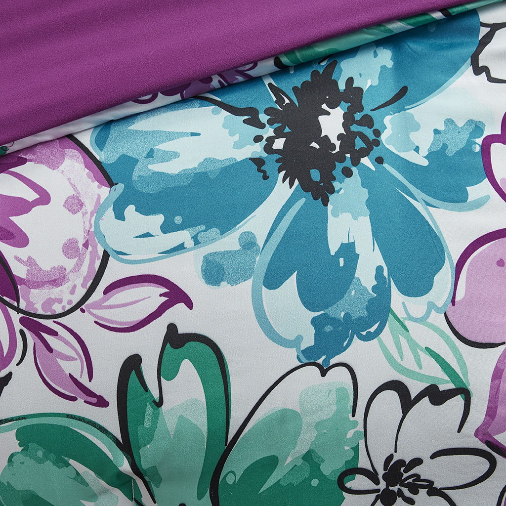 Olivia - Comforter Set - Blue