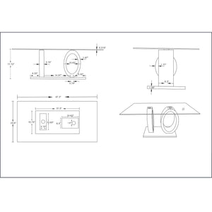Tracker - Coffee Table - Brown / White