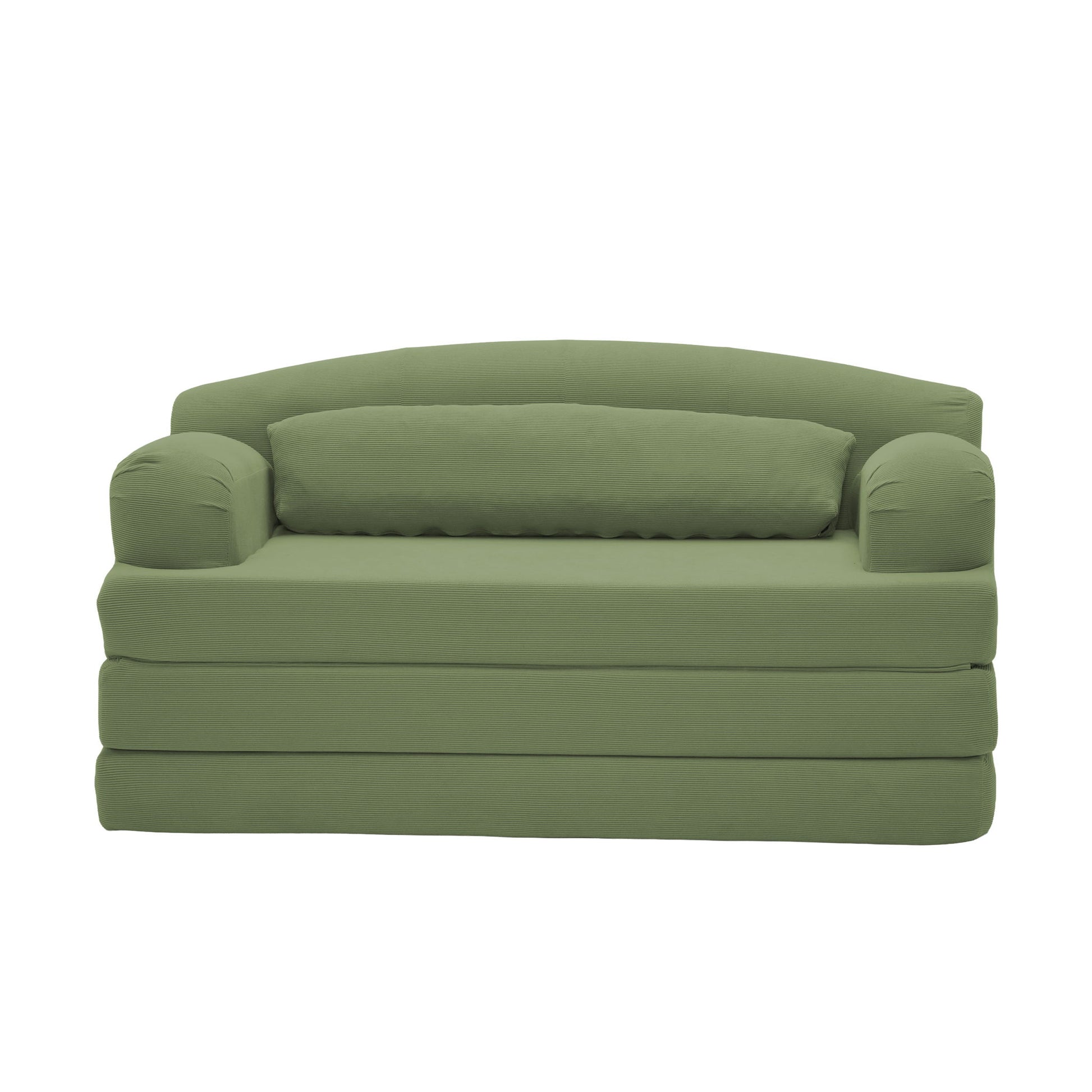 2 Seater Sofa Bed, Compact Foldable Floor Couch