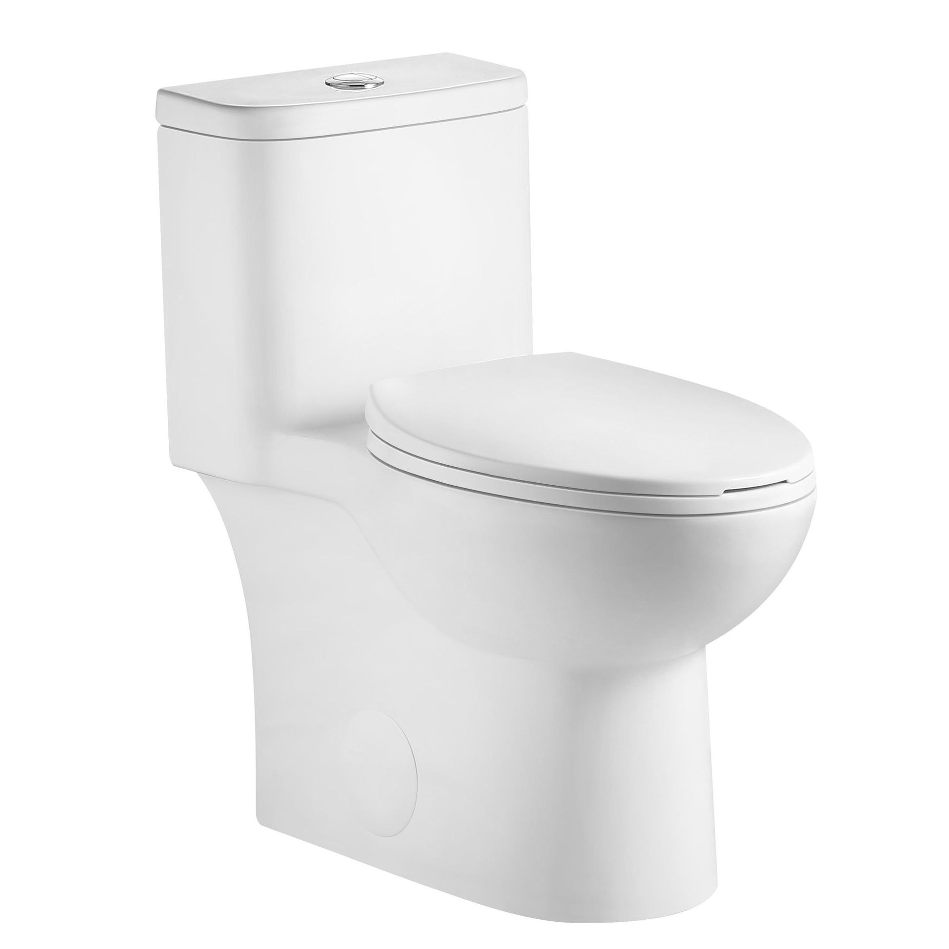 1 Piece Toilet With Tornado Flush, Soft Closing Seat