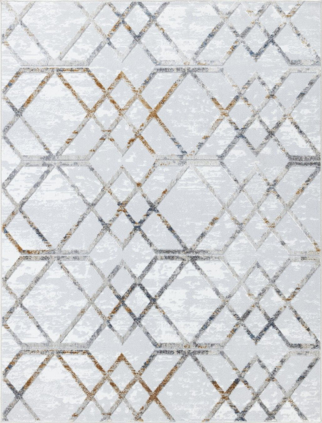 Nova - 5'3" X 7' Polypropylene Area Rug - Multi