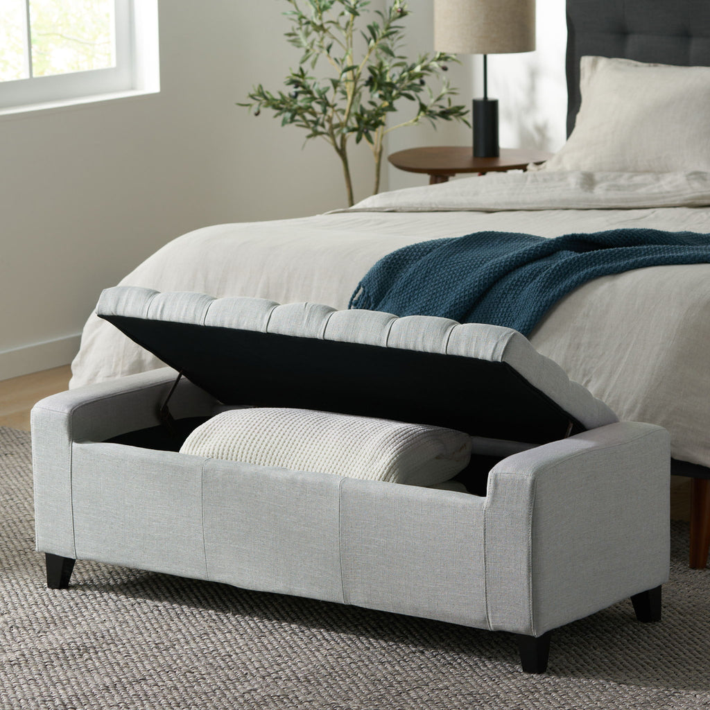 Guernsey - Ottoman Storage With Tufted Top