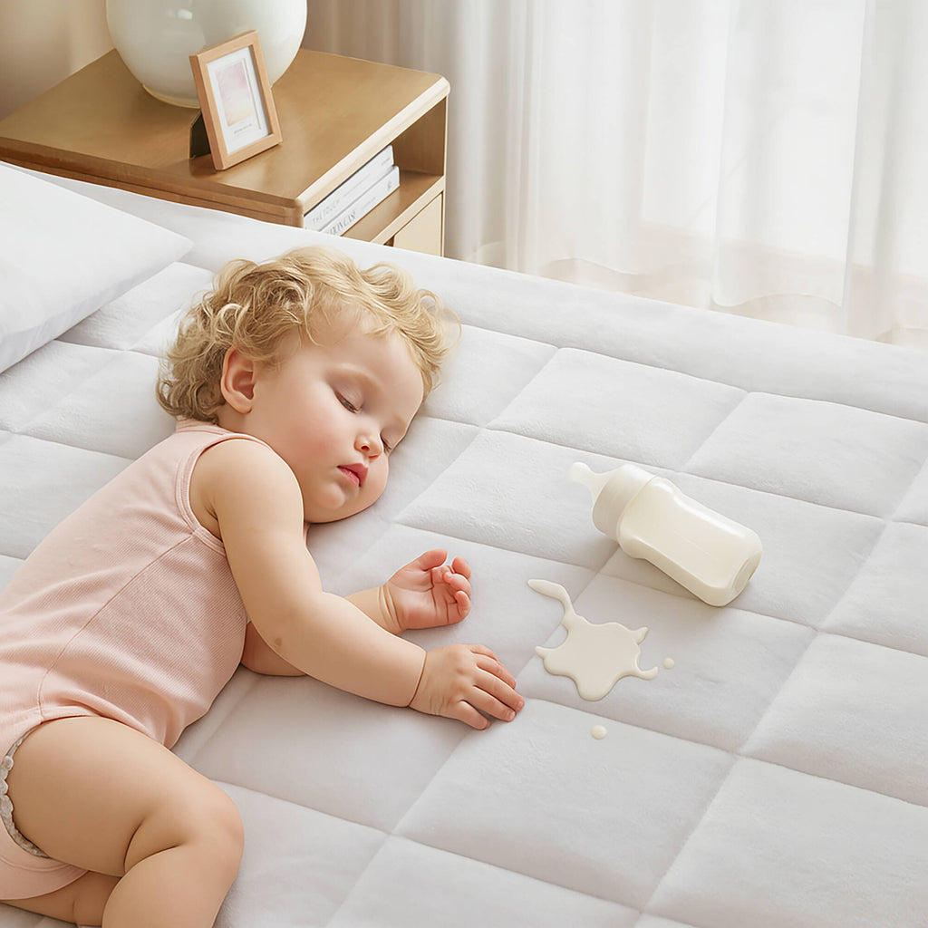 Cloud Soft - Overfilled Hypoallergenic Down Alternative Waterproof Mattress Pad - White