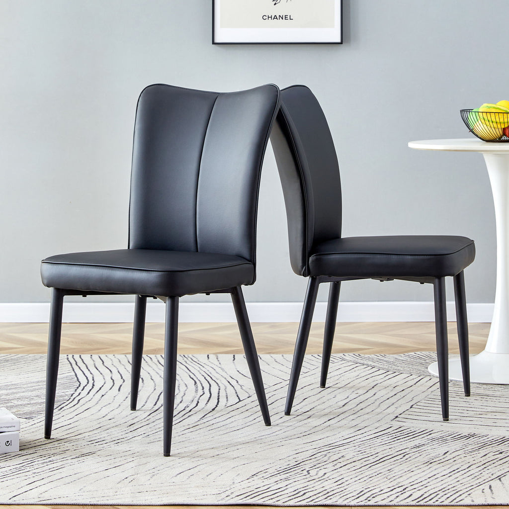Minimalist Style Minimalist Dining Chairs With Metal Legs